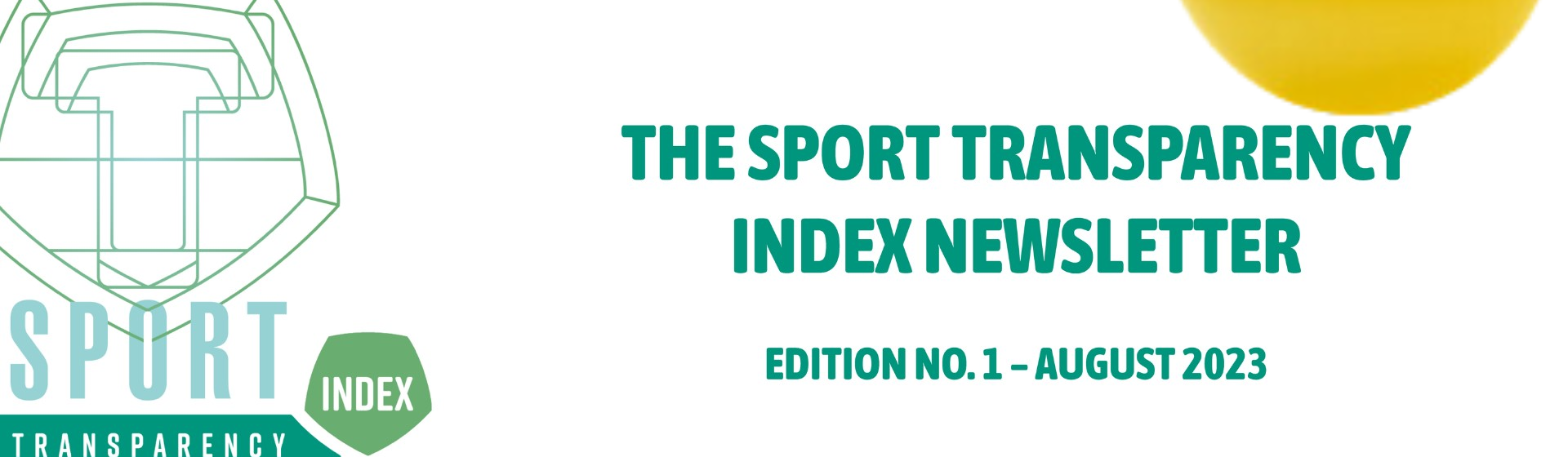 The Sport Transparency Index Newsletter – 1st Edition (German) header